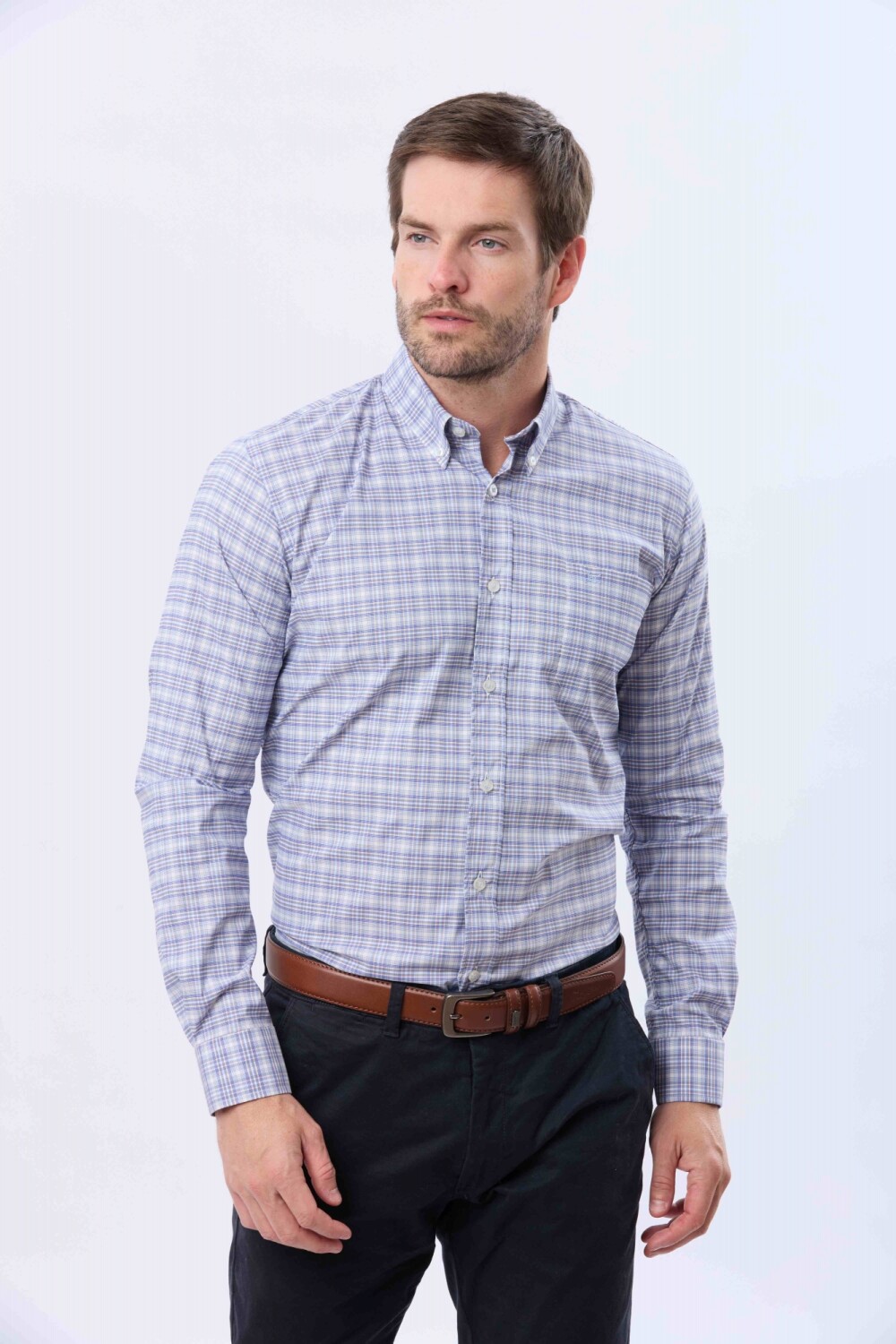 CAMISA SPORT A CUADROS Unico