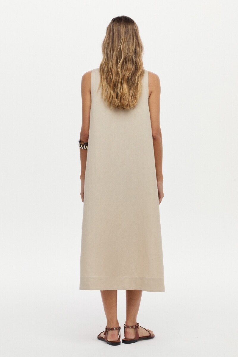 Vestido Cleo Crudo