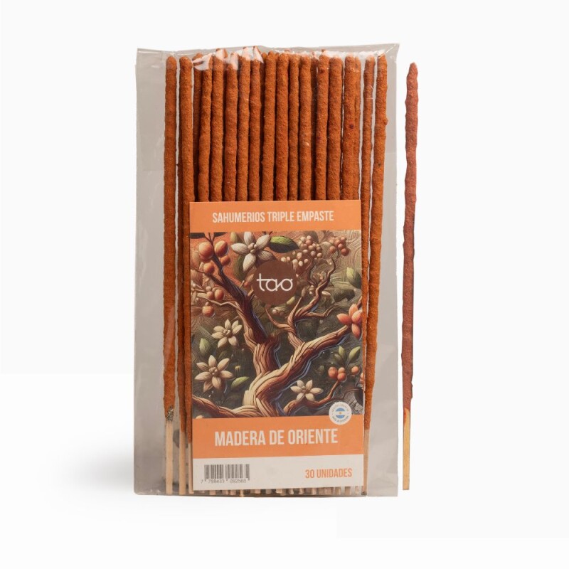 INCIENSO TAO TRIPLE EMPASTE SAGRADA MADRE X30 - PACK X2 Madera De Oriente