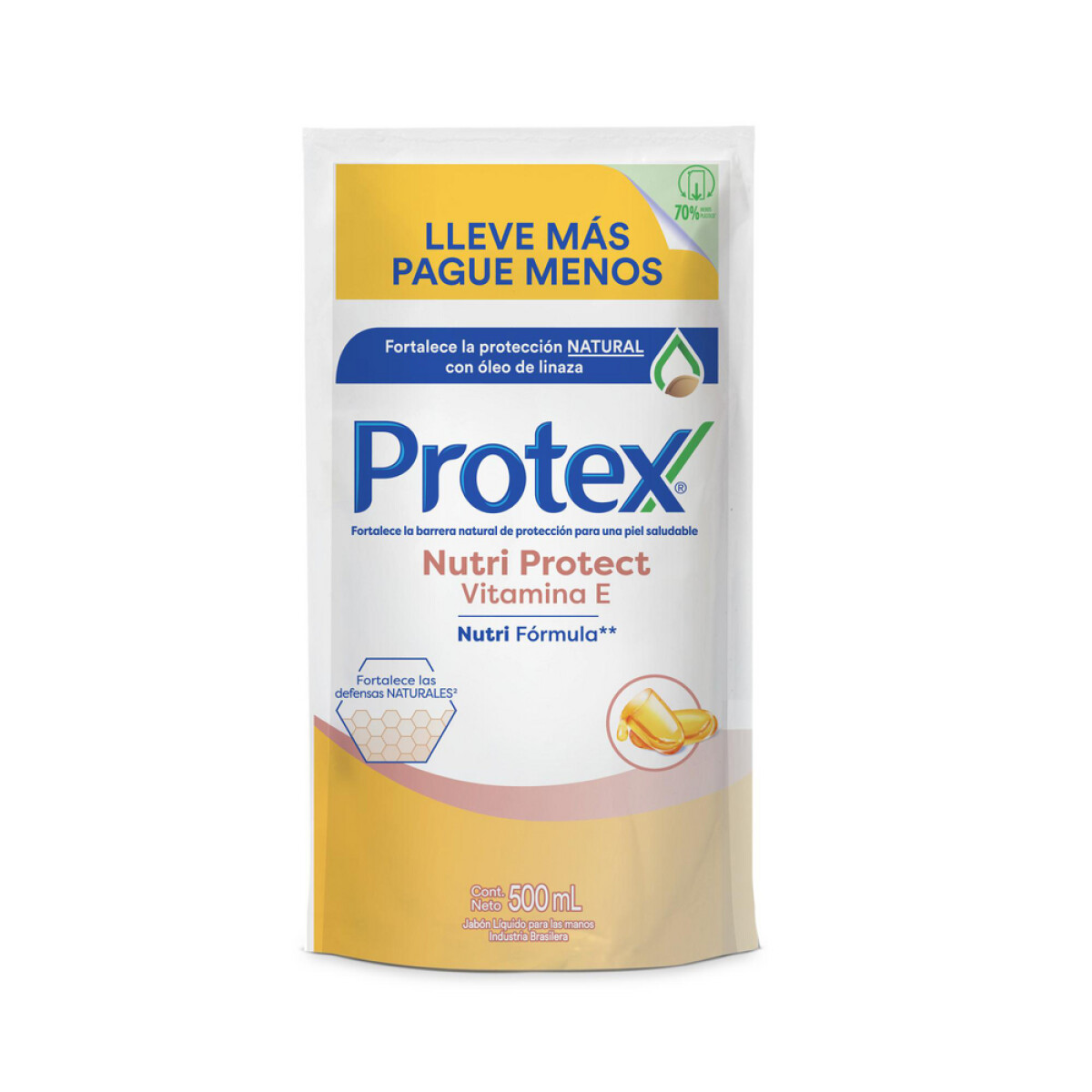 Jabón Líquido Protex Nutri Protect Vitamina E 500 ML 