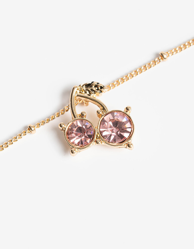 Cadena Corta con Dije Special Price Collar Corto Con Dije Fruta - Dorado