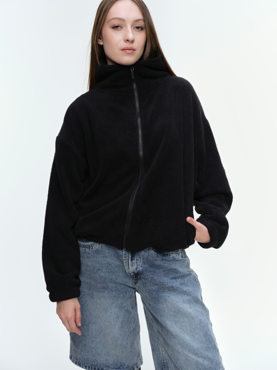 Campera Teddy - Negro 