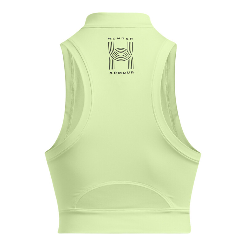 UA Run Anywhere Crop Tank-GRN GRN-383