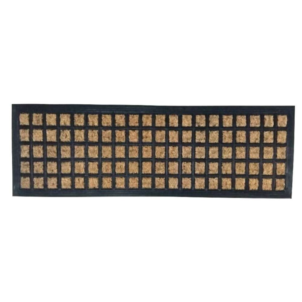 Felpudo Coco/Goma Entramado. - 25X75Cm 