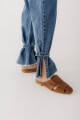JEAN STRAIGHT BELT Celeste