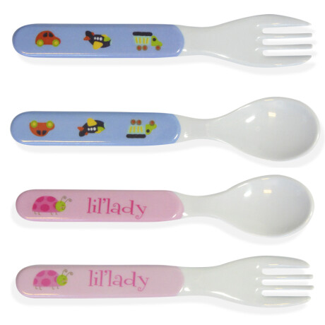 CUCHARA Y TENEDOR DE MELAMINA LINEA INFANTIL 873/874 CUCHARA Y TENEDOR DE MELAMINA LINEA INFANTIL 873/874