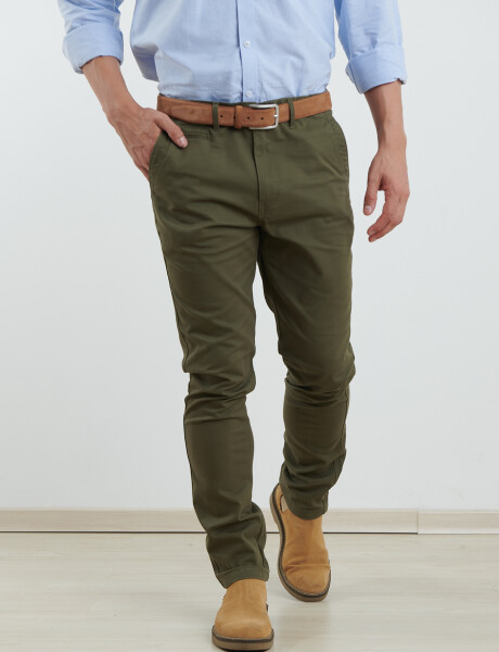 080423 PANTALON HARRY Verde Oscuro