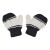 Guantes Niños Infantil Invierno Abrigaditos Frio Calidad Variante Color Negro/Blanco