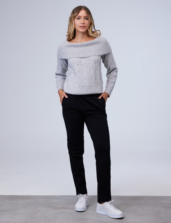 Pantalon Yoga Algodon NEGRO