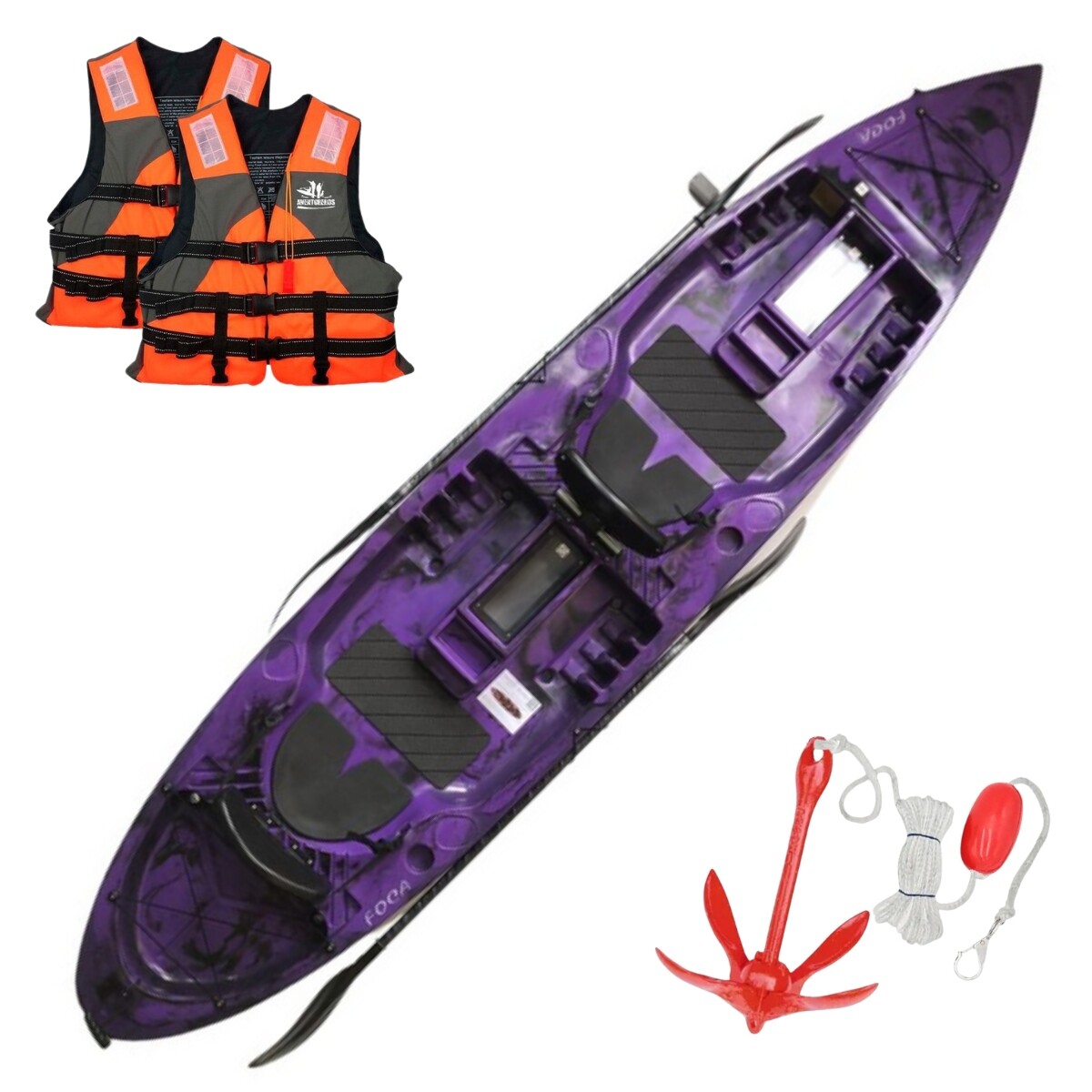 Kayak Caiaker New Foca - Camo Violeta 