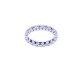 Anillo sin fin oro 18k blanco con brillantes. Anillo sin fin oro 18k blanco con brillantes.