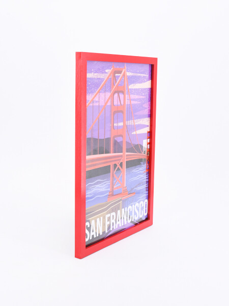 CUADRO ILUSTRACIÓN SAN FRANCISCO ESTAMPADO 1