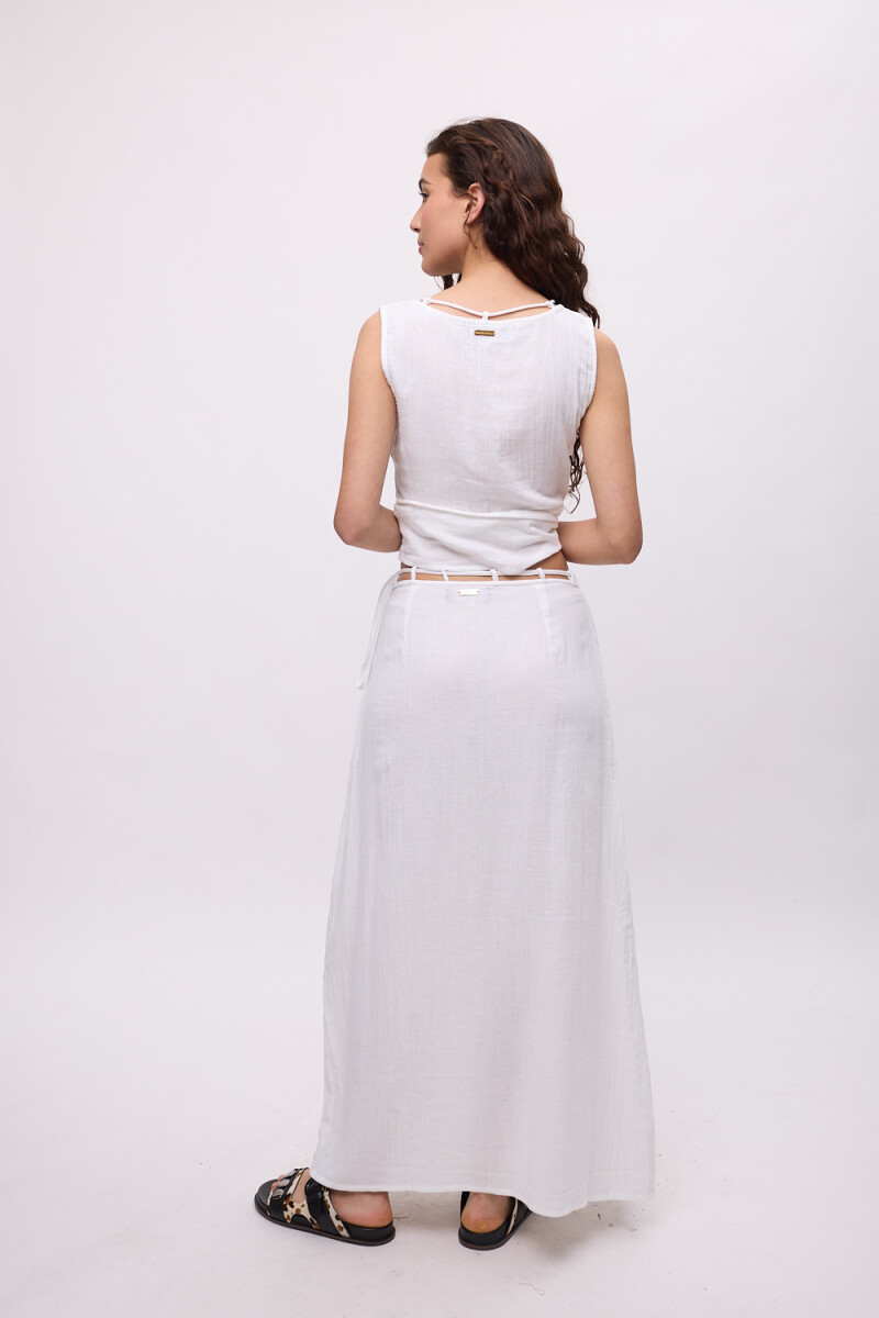 Falda Gonnie Blanco