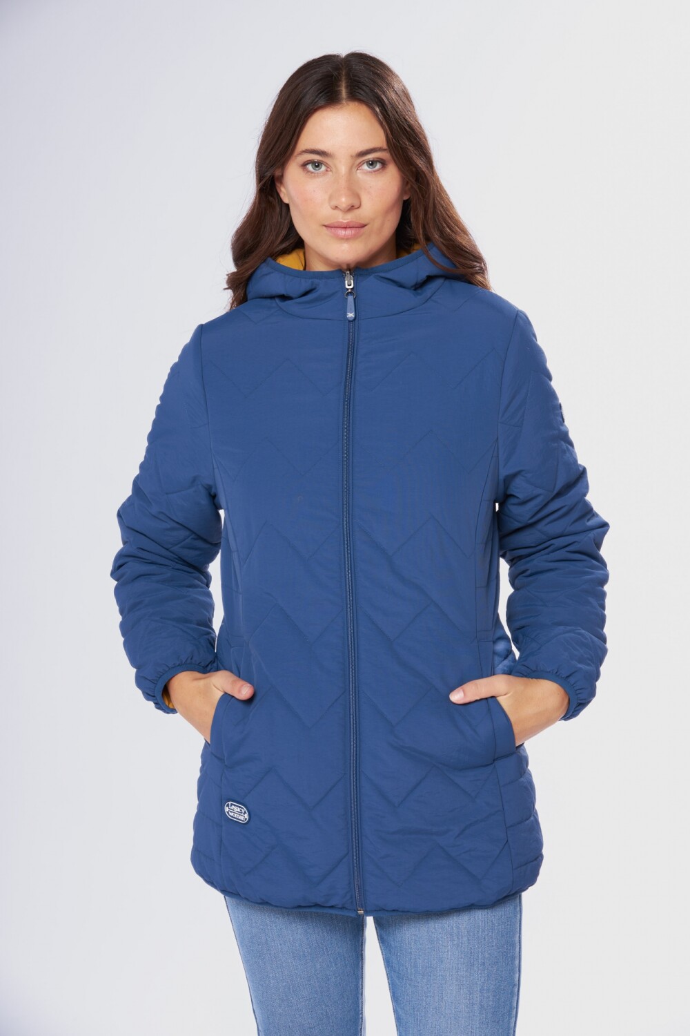 CAMPERA REVERSIBLE Azul