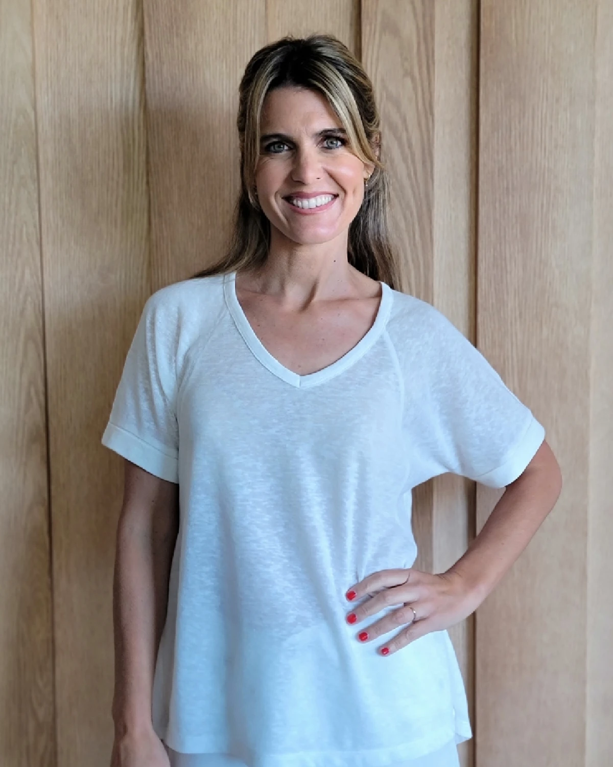 Remera Lila blanco 2