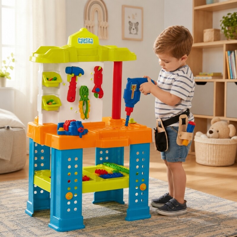 Set De Herramientas Mecánico Infantil Calesita Set De Herramientas Mecánico Infantil Calesita