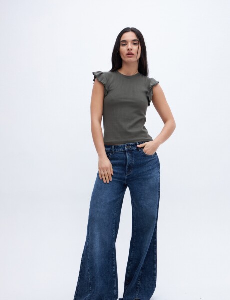 Musculosa Cora Militar