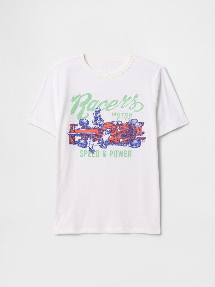 Remera Gráfico Niño - New Off White 