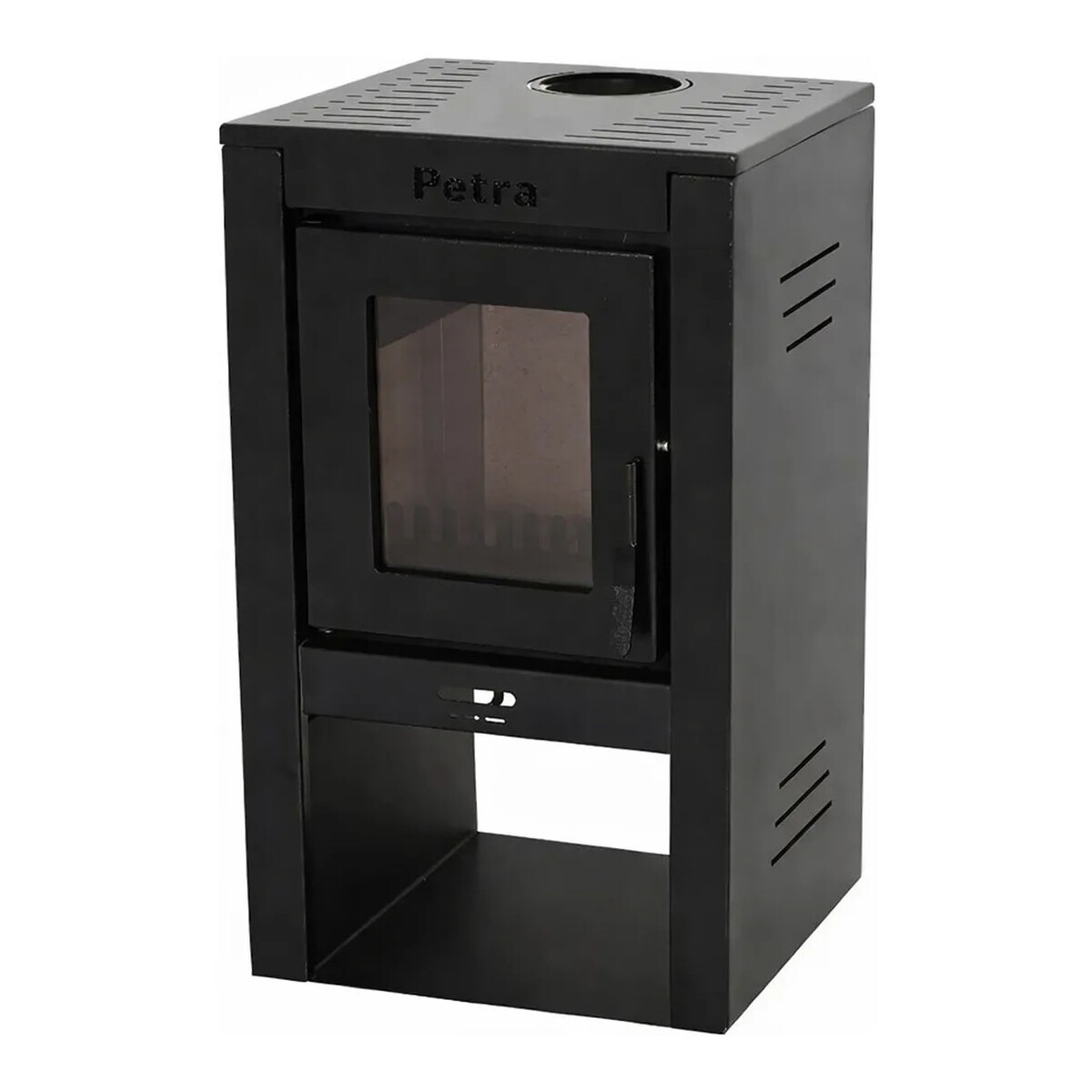 Estufa Calefactor A Leña Alto Rendimiento Doble Combustión 