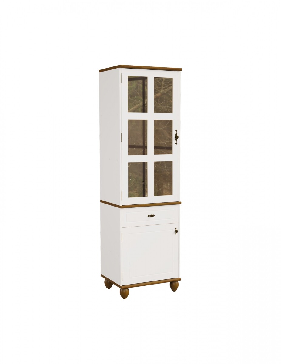 Cristalera Joy 2 Puertas 1 Cajón Smgb 48041 