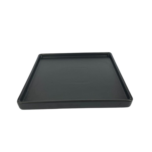 Plato cuadrado ceramica 25 cm Plato cuadrado ceramica 25 cm