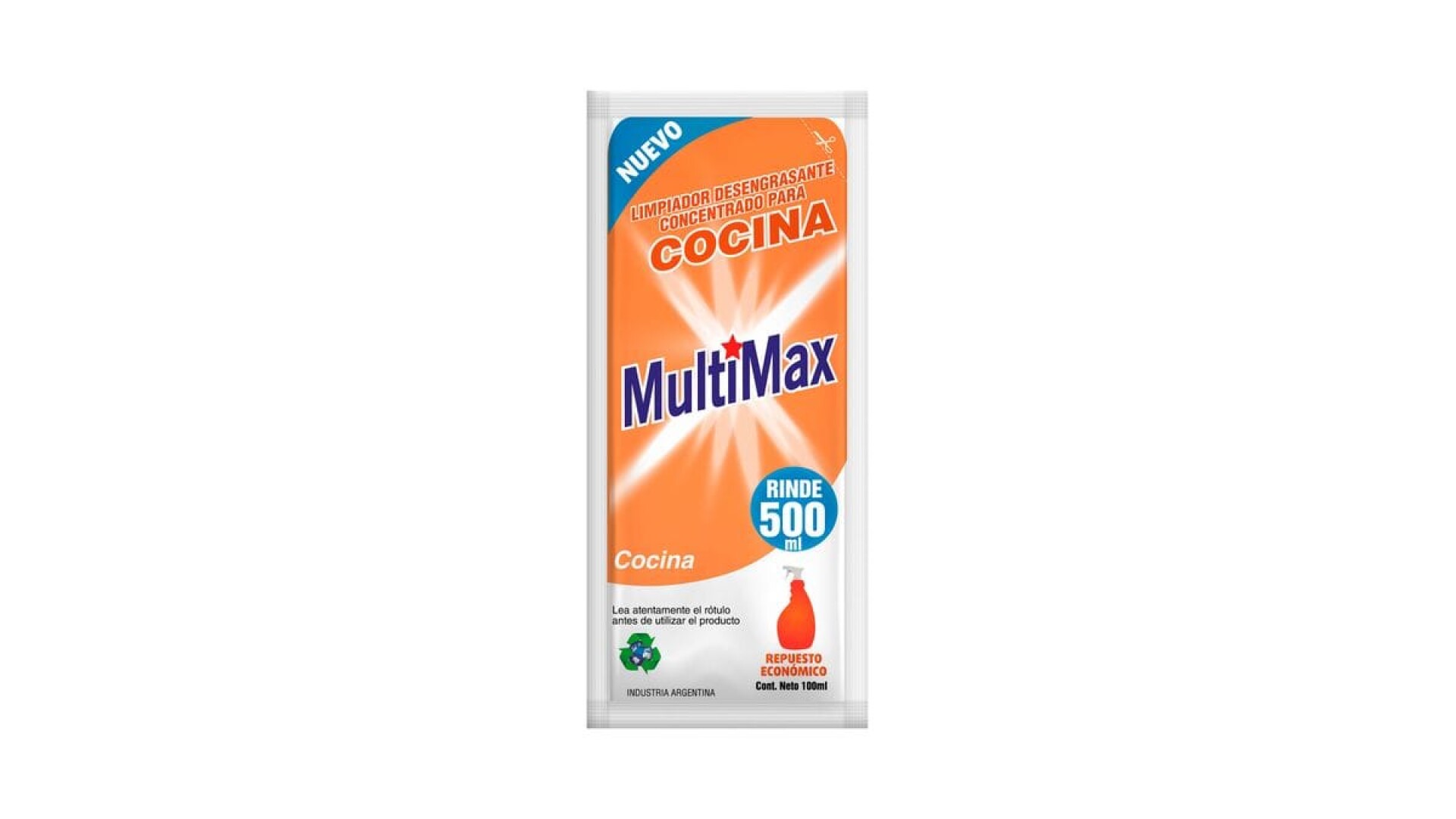 Limpiador desengrasante de cocina concentrado MULTIMAX 100ml 