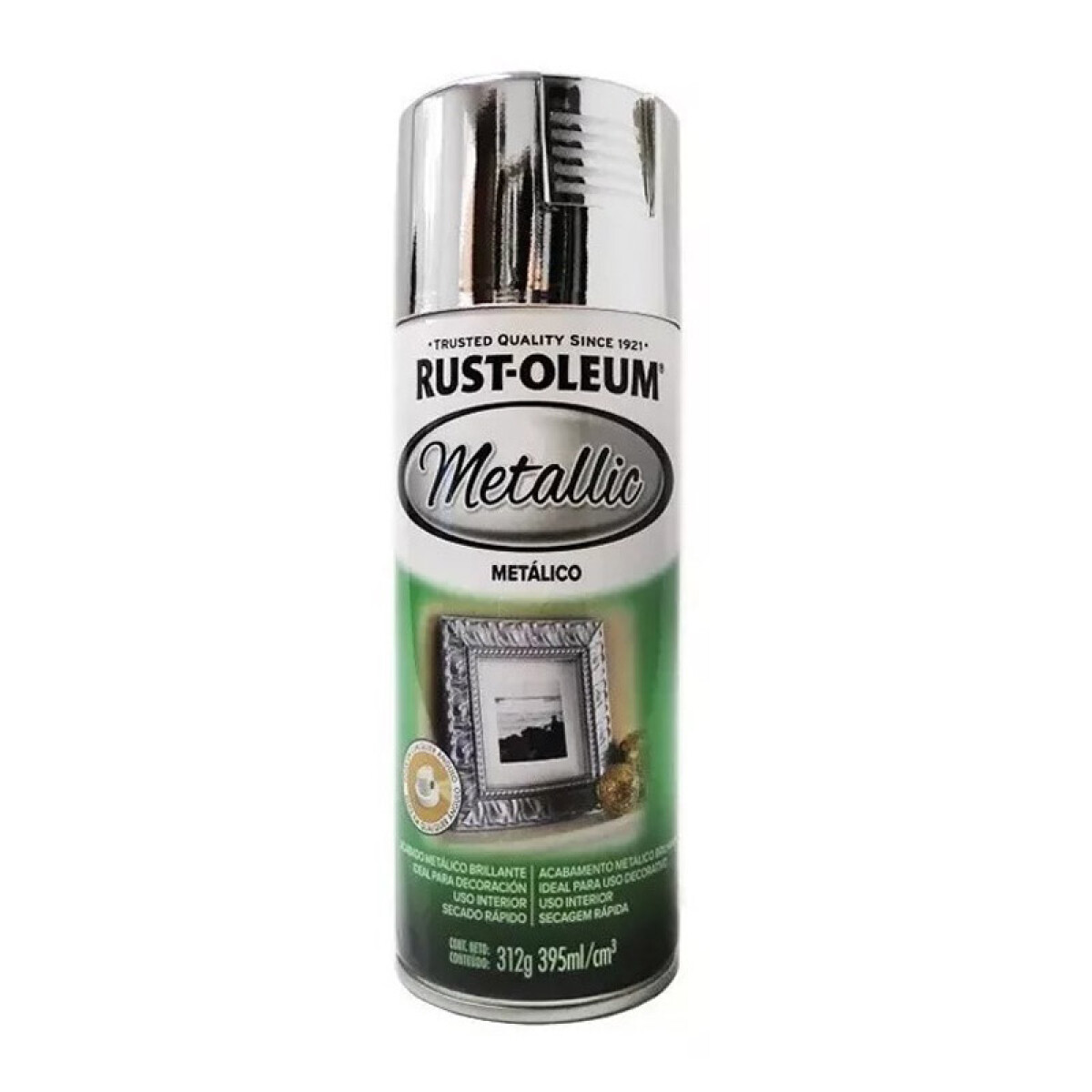 AEROSOL RUST OLEUM METALICO PLATA 312G - N/a 