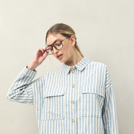 CHAQUETA PRUGA Rayas