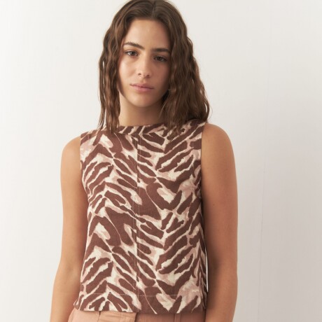 TOP BRITA PRINT Animal Print