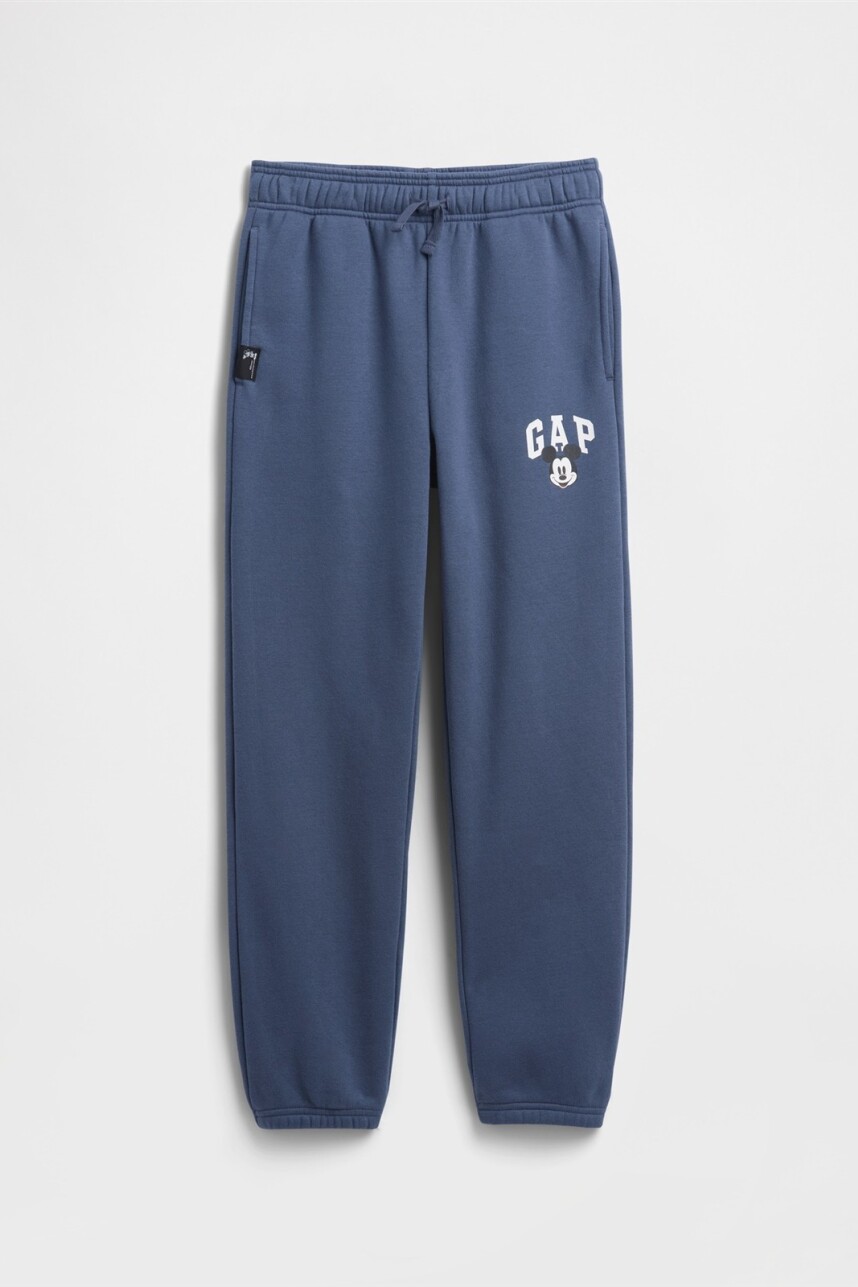 Pantalón Deportivo Logo Gap Niño Blue Ridge