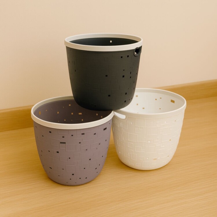 CESTO CANASTO ORGANIZADOR REDONDO 30X30X27CM CESTO CANASTO ORGANIZADOR REDONDO 30X30X27CM