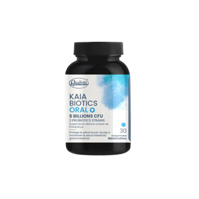 Oral probiotico x30 tabletas masticables Kaia Biotics Oral Probiotico X30 Tab Kaia