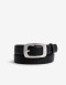 Cinturones y Fajas Cinturón Con Hebilla Rectangular - Negro