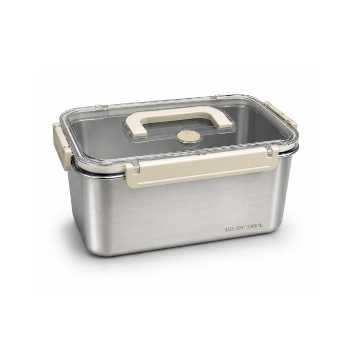 Recipiente Alimentos Acero Inox 3900ml Recipiente Alimentos Acero Inox 3900ml