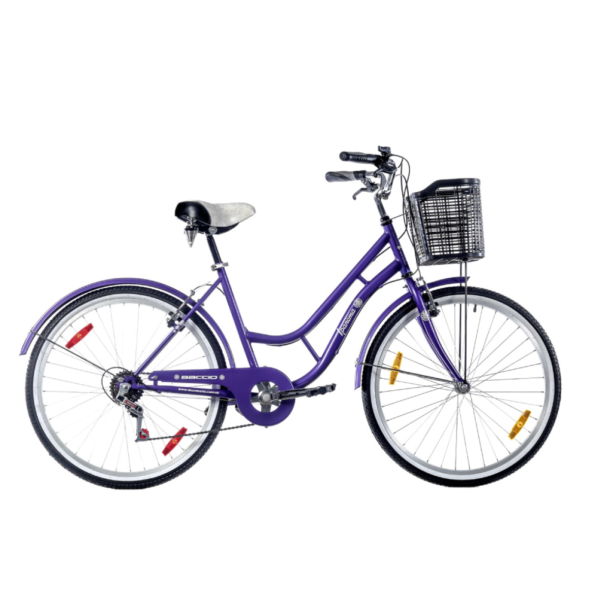 Bicicleta Baccio Ipanema Lady Rodado 26 6 Velocidades - Violeta 