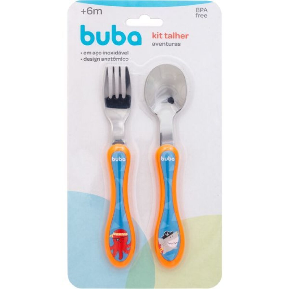 Set cubiertos metal BUBA piratas