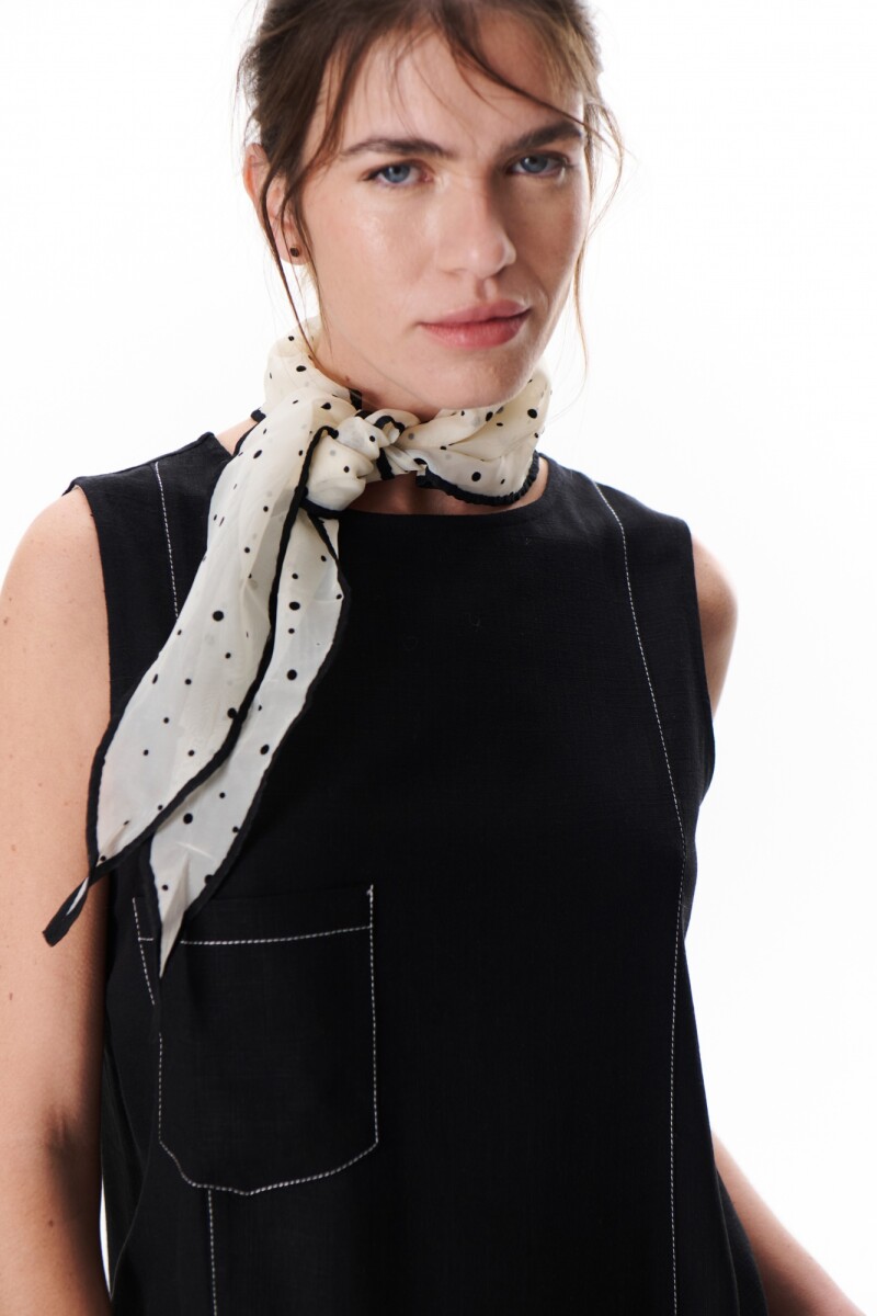 TOP LINO POCKET NEGRO