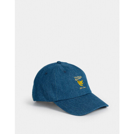 Gorra Denim Bordada Azul Gastado