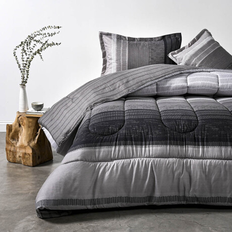 Acolchado Cannon King c/2 Fundas Polialgodón y Guata Térmica Boking