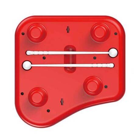 Piano Xilofón Musical 5 Notas Juguete Didáctico Bebé Huanger Rojo