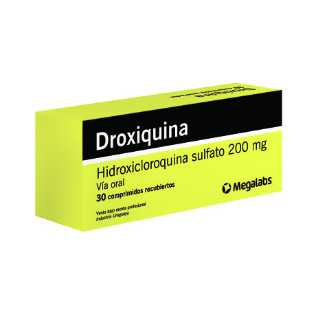 Droxiquina 200 mg 30 Comprimidos Recubiertos | Antipalúdico y Antiinfeccioso Droxiquina 200 mg 30 Comprimidos Recubiertos | Antipalúdico y Antiinfeccioso