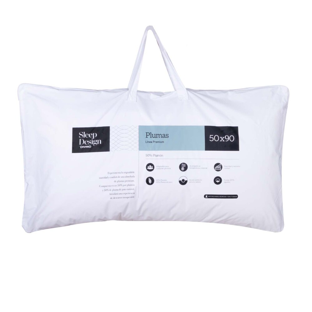 ALMOHADA PLUMÓN PLUMAS PATO PREMIUM