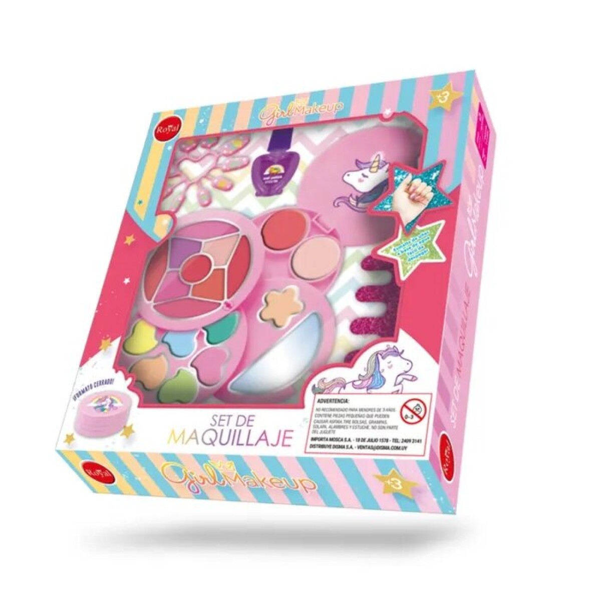 Set de Maquillaje y Uñas Royal 