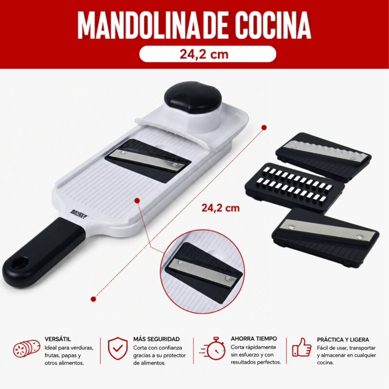 Mandolina 24,2cm INOX