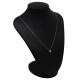 Dije en oro 18k y brillante engarce inglés Dije en oro 18k y brillante engarce inglés