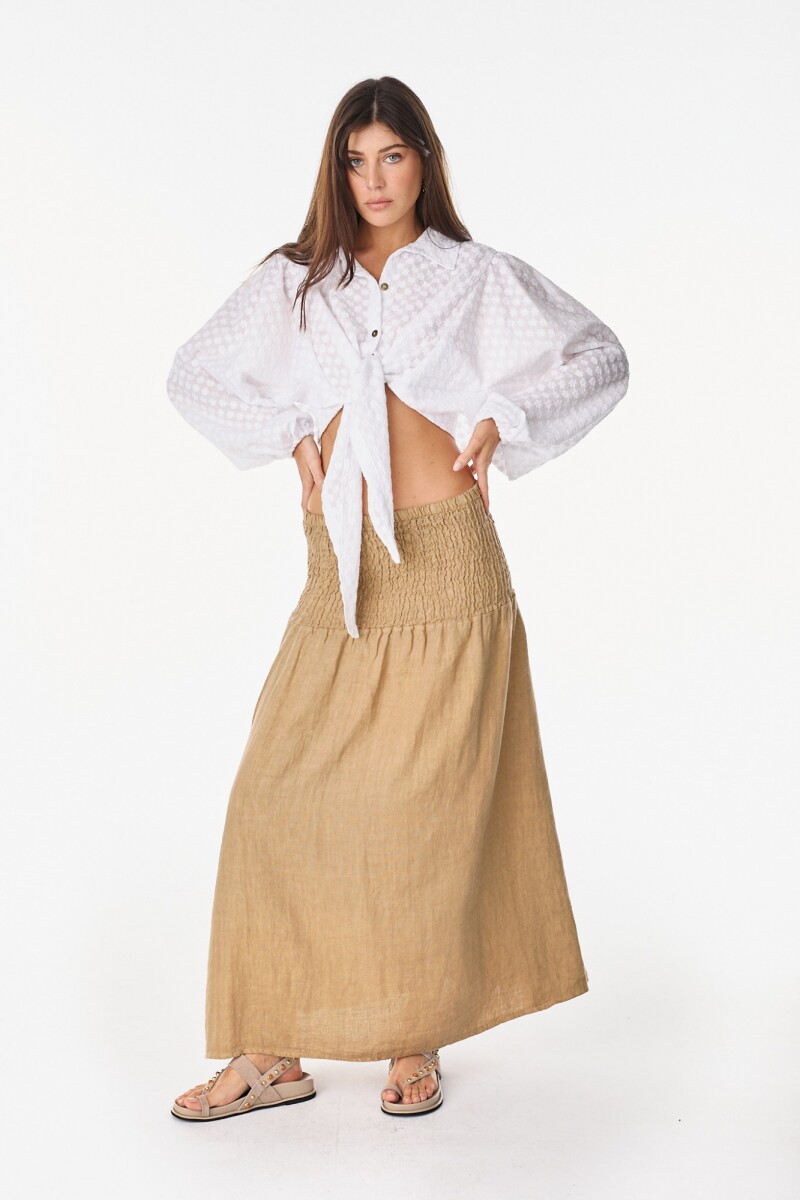 Falda Laia Beige