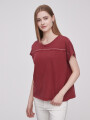 Remera Nedre Cereza Oscuro