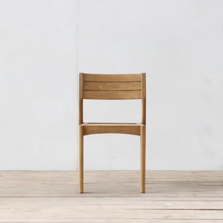 SILLA EXTERIOR MADERA NATURAL-BEIGE DANKE