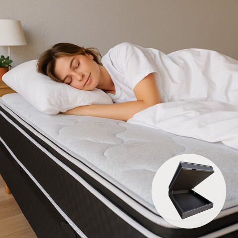 Sommier ATENAS con BAUL 138 - 2 Plazas - Espuma EPS y Pillow Top Sommier ATENAS con BAUL 138 - 2 Plazas - Espuma EPS y Pillow Top
