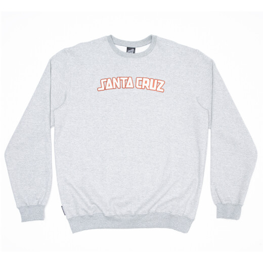 Buzo Santa Cruz Arch Strip Front Crew-Gris Buzo Santa Cruz Arch Strip Front Crew-Gris